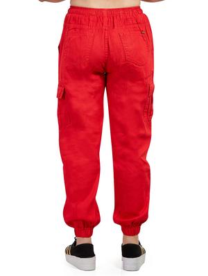 drawstring waist jogger jeans - 18020423 - Standard Image - 3
