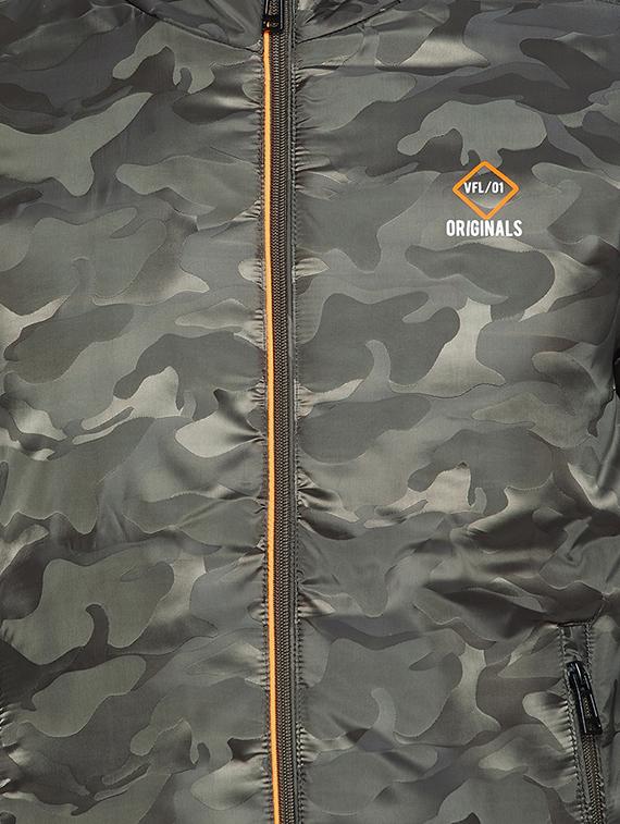 olive green camouflage casual jacket - 18021100 - Zoom Image - 5