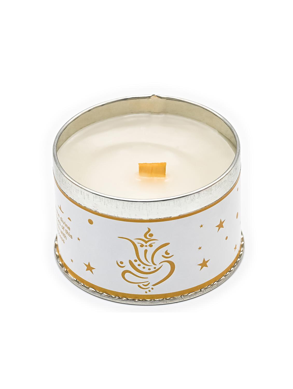 aromatic fables 7oz fragrance soy wax scented ganesha decorative gifting candle - 18021229 - Zoom Image - 2