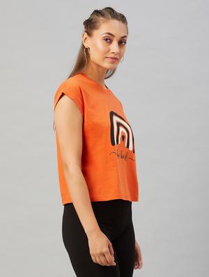 round neck graphic tee - 18021310 - Standard Image - 2