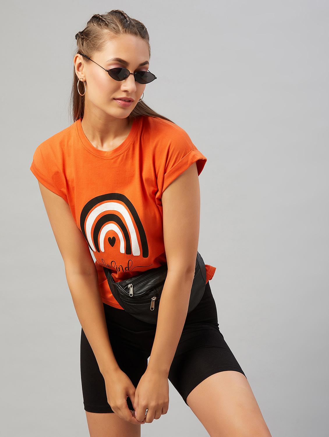round neck graphic tee - 18021310 - Zoom Image - 4