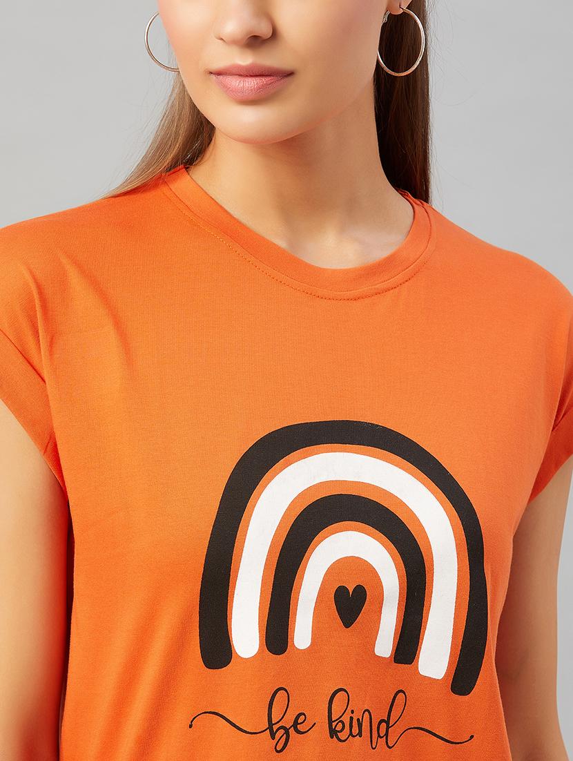 round neck graphic tee - 18021310 - Zoom Image - 6