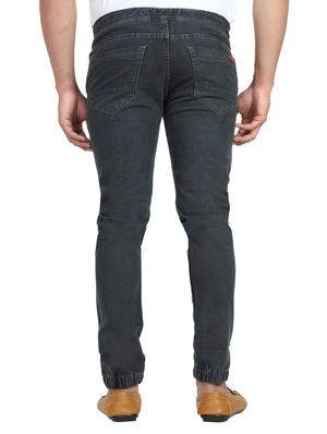 grey cotton blend plain jeans - 18021828 - Standard Image - 3