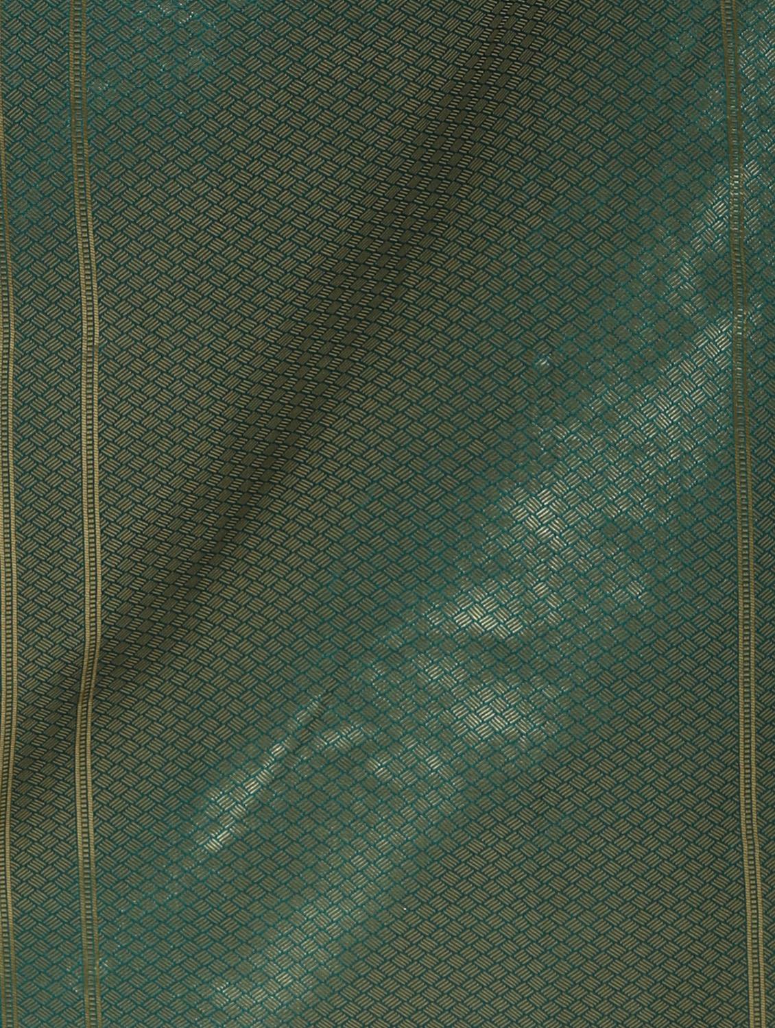 jacquard work kanjivaram saree with blouse - 18021996 - Zoom Image - 5