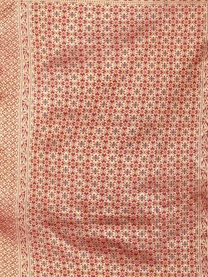 jacquard work kanjivaram saree with blouse - 18022014 - Standard Image - 5