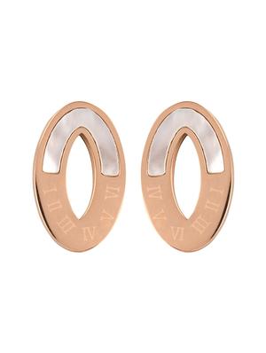 self design black stud earring - 18022450 - Standard Image - 2