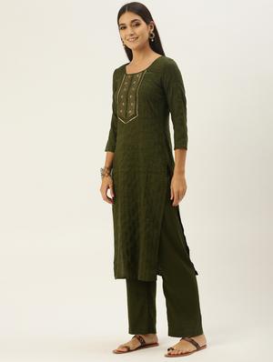 self design unstitched suit set - 18022477 - Standard Image - 2