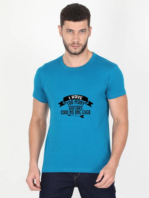 blue printed t-shirt - 18022883 - Standard Image - 1