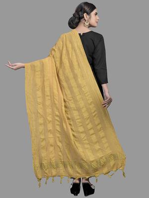 beige silk printed dupatta - 18024163 - Standard Image - 2