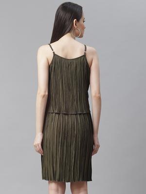 cami neck layered a-line dress - 18024287 - Standard Image - 3