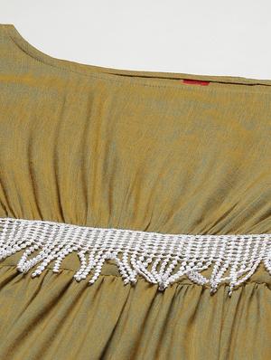 bell sleeved embellished maxi dress - 18024288 - Standard Image - 5