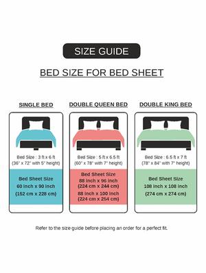 blue cotton bedsheet - 18024400 - Standard Image - 4
