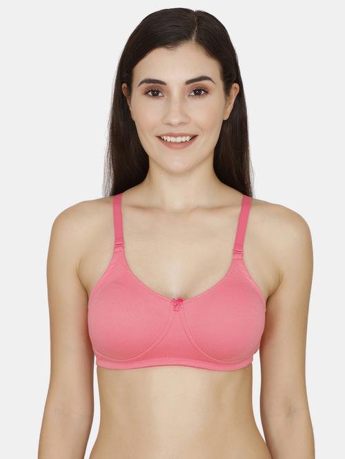 pink solid t-shirt bra - 18024450 - Standard Image - 1