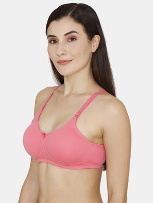 pink solid t-shirt bra - 18024450 - Standard Image - 2
