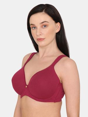 purple solid t-shirt bra - 18024476 - Standard Image - 2