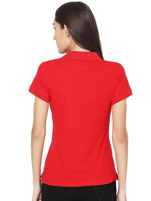 polo neck solid tee - 18024542 - Standard Image - 3