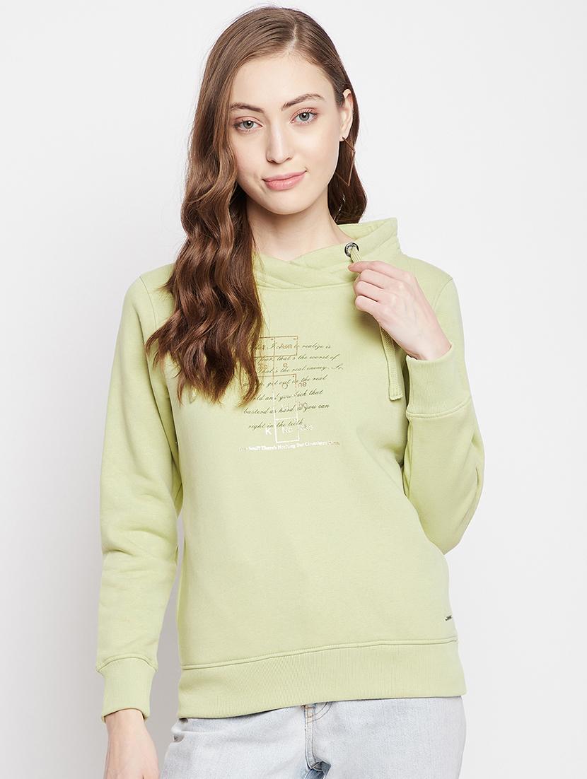 round neck printed sweatshirt - 18024862 - Zoom Image - 1
