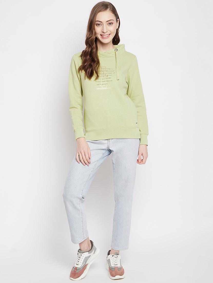 round neck printed sweatshirt - 18024862 - Zoom Image - 5