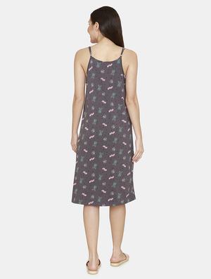 cami neck printed sleepshirt - 18024891 - Standard Image - 3