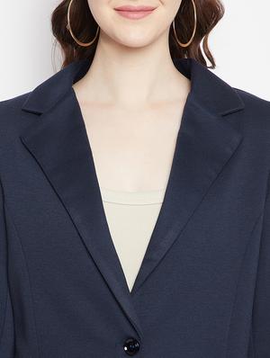 lapel neck casual blazer - 18024996 - Standard Image - 6