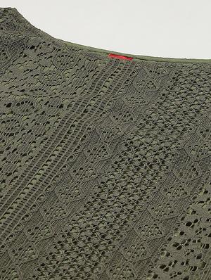 bell sleeved laced top - 18025955 - Standard Image - 5