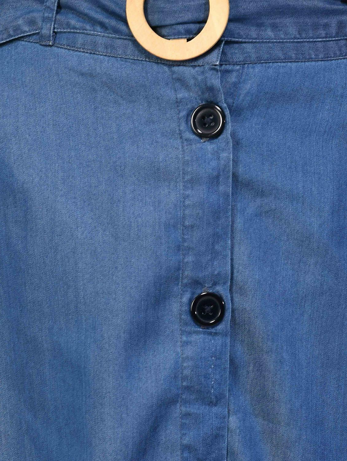mid rise denim skirt - 18026072 - Zoom Image - 5