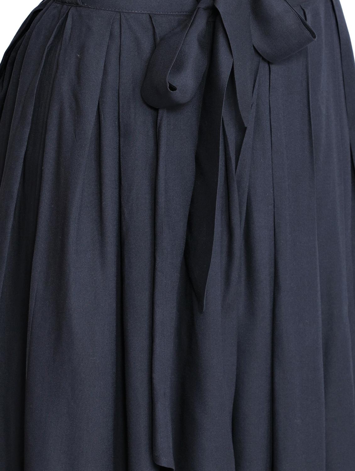 tie front flared skirt - 18026077 - Zoom Image - 5