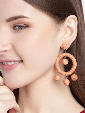 multi colored plastic earring - 18026774 - Standard Image - 3