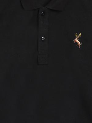 polo neck solid t-shirt - 18026974 - Standard Image - 3