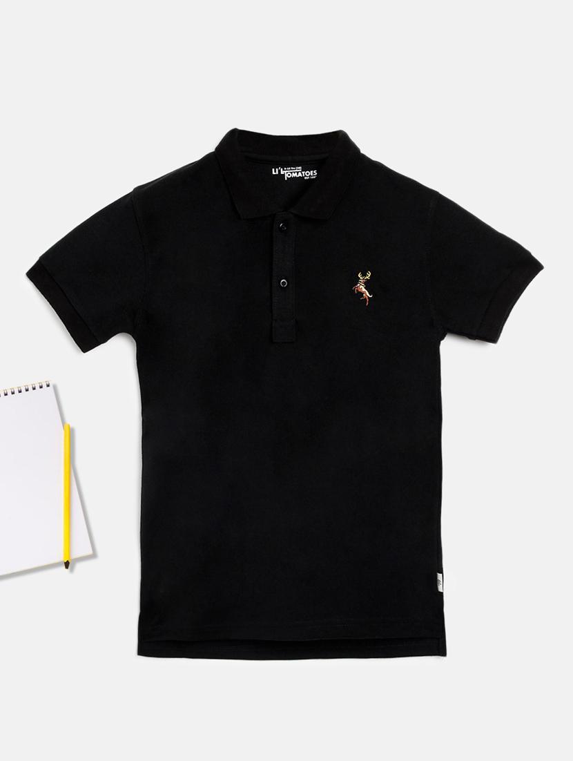 polo neck solid t-shirt - 18026974 - Zoom Image - 1