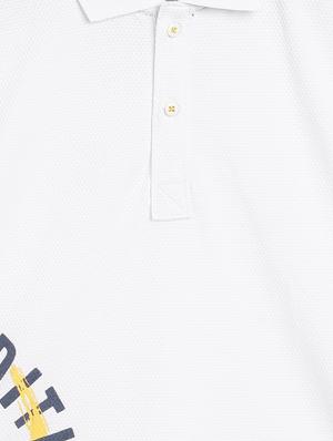 polo neck printed t-shirt - 18026975 - Standard Image - 3