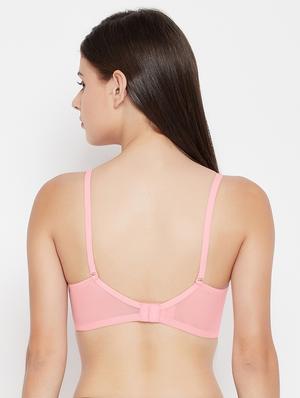pink lace tshirt bra - 18027051 - Standard Image - 3