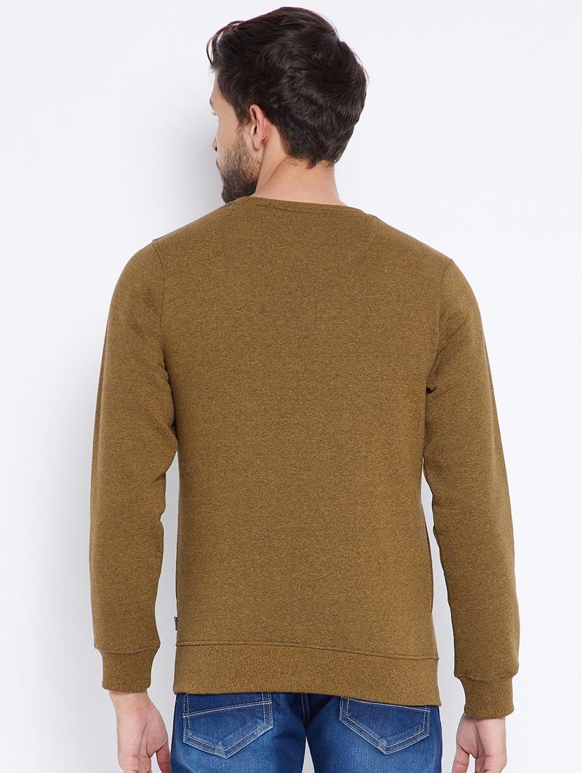 olive green printed sweatshirt - 18027135 - Zoom Image - 4