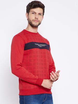 red printed sweatshirt - 18027143 - Standard Image - 3