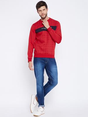 red printed sweatshirt - 18027143 - Standard Image - 5