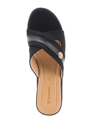 black slip on wedge - 18027275 - Standard Image - 4
