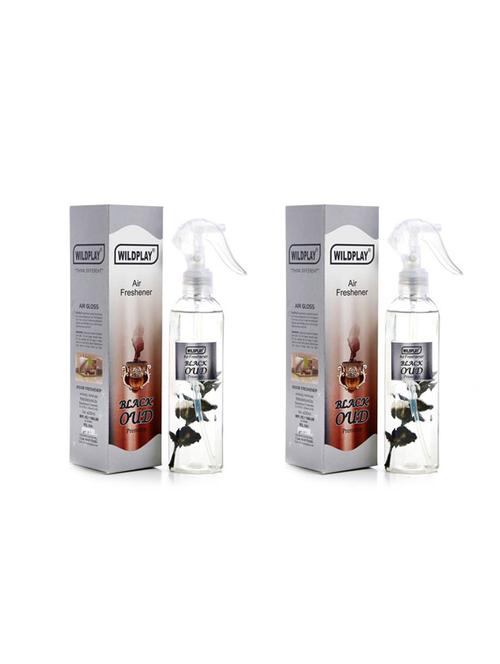 wildplay combo room freshener 250ml black oud, 250ml black oud - 18027522 - Very Small Image - 1