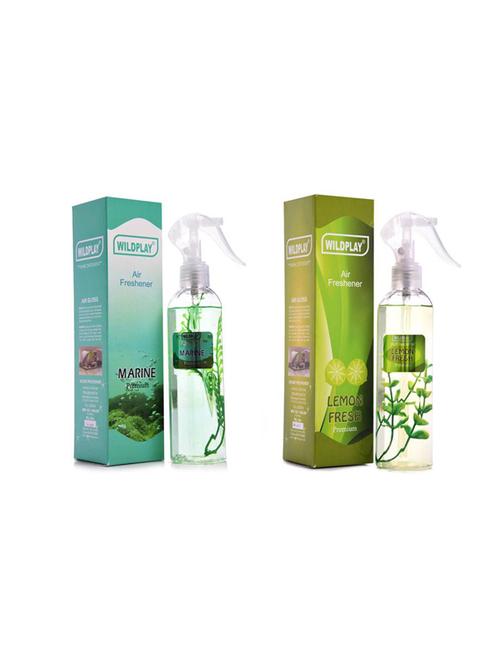 wildplay combo room freshener 250ml marine, 250ml lemon fresh - 18027530 - Very Small Image - 1