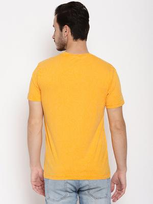 yellow front print t-shirt - 18028119 - Standard Image - 3