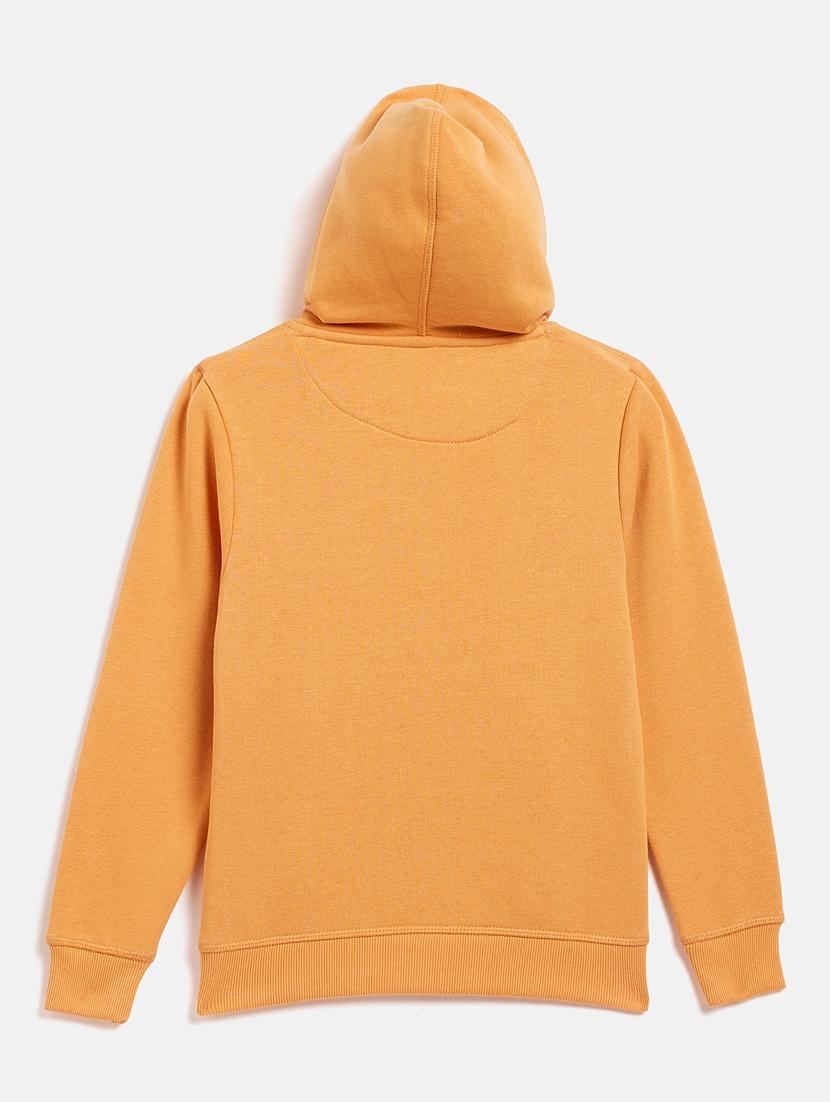 hooded neck solid sweatshirt - 18028671 - Zoom Image - 2