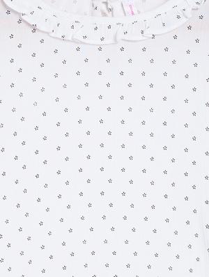 white printed regular top - 18028687 - Standard Image - 3