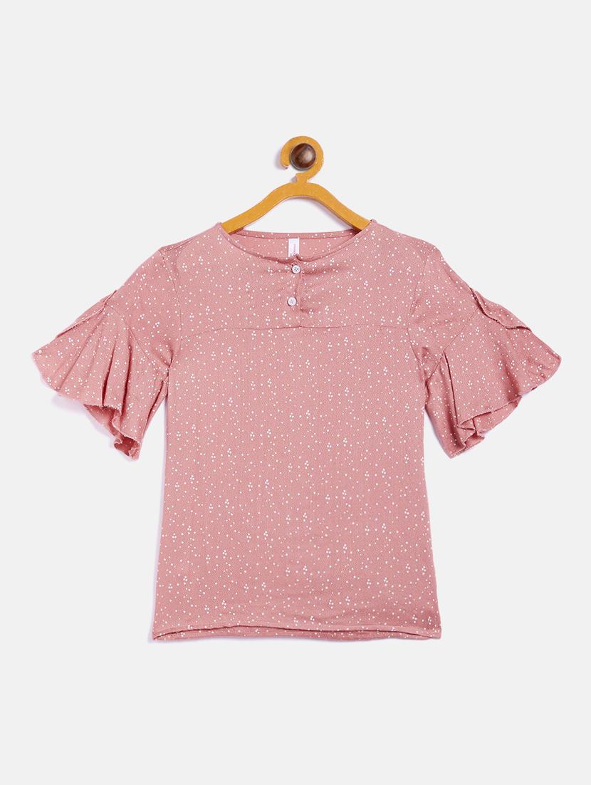 pink printed regular top - 18028692 - Zoom Image - 1