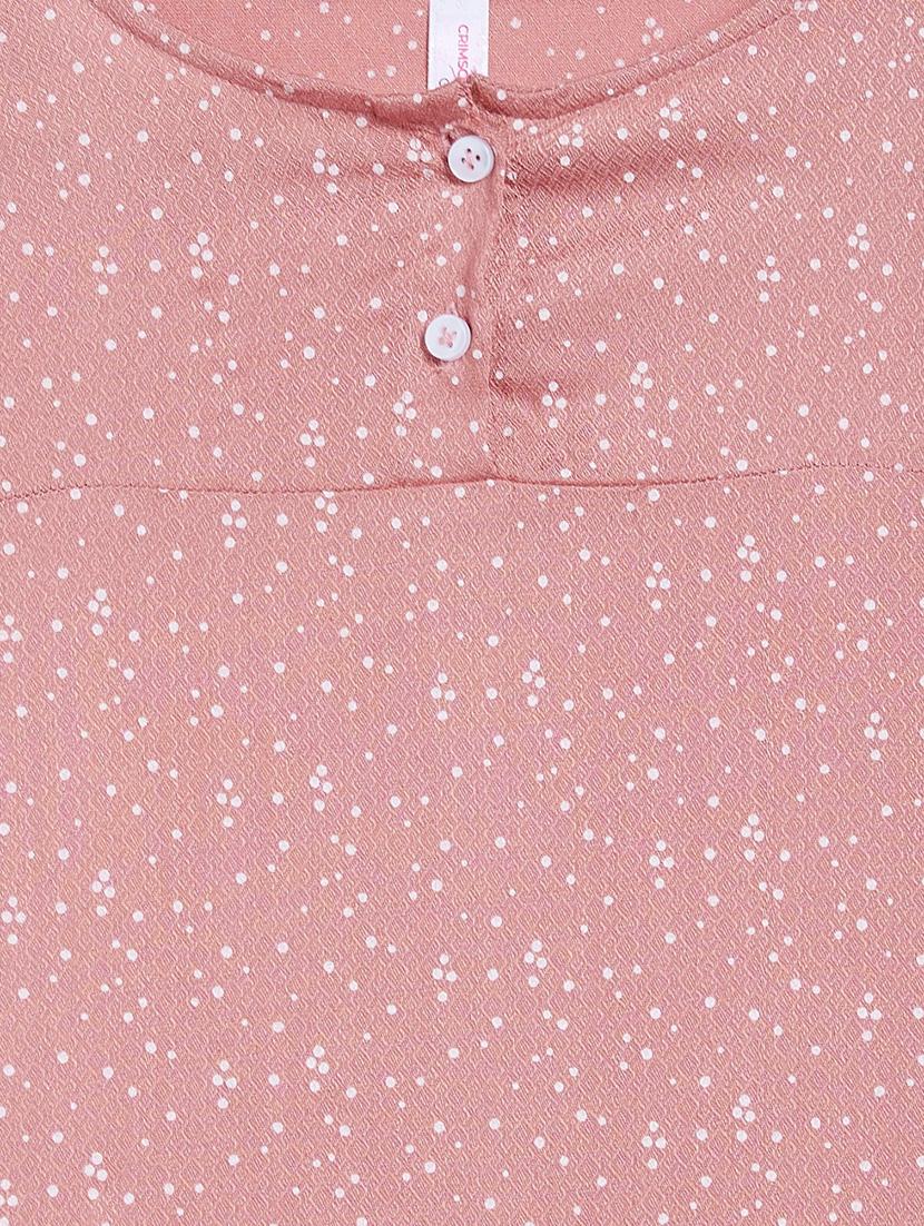 pink printed regular top - 18028692 - Zoom Image - 3