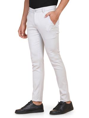 grey solid chinos - 18028912 - Standard Image - 2
