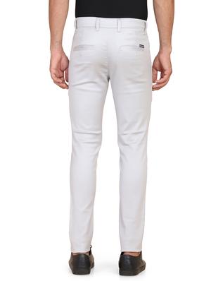 grey solid chinos - 18028912 - Standard Image - 3