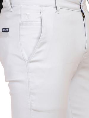 grey solid chinos - 18028912 - Standard Image - 5