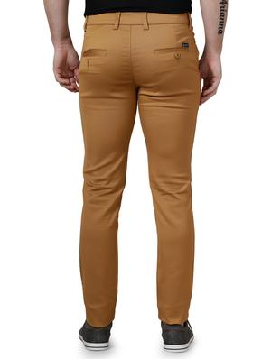 brown textured chinos - 18028915 - Standard Image - 3