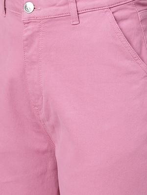 high rise solid cargos trouser - 18029097 - Standard Image - 5