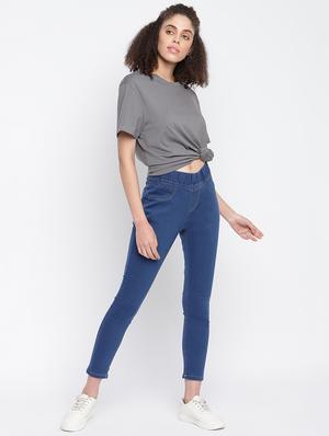 mid rise solid jegging - 18029109 - Standard Image - 4