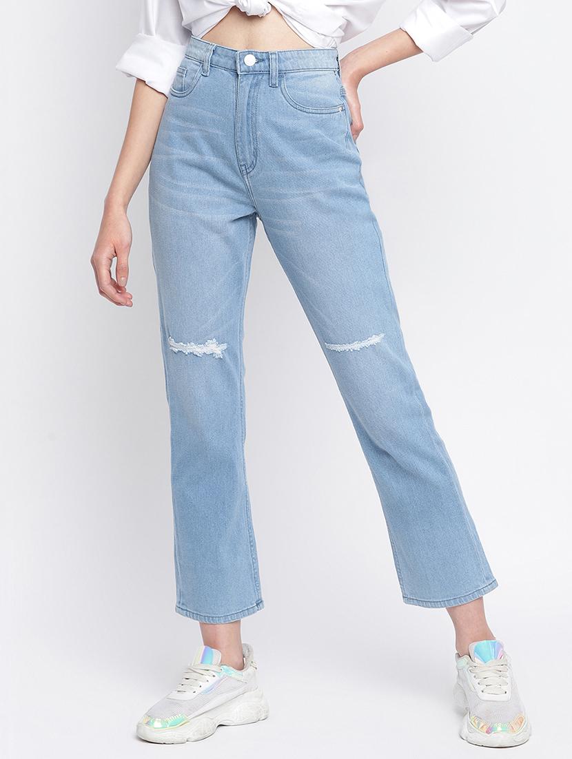 high rise stone washed jean - 18029123 - Zoom Image - 1